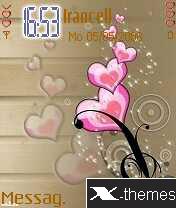 Pink Hearts Theme